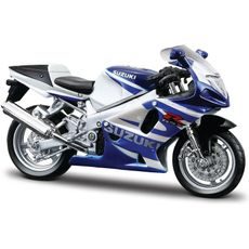 BBURAGO SUZUKI GSX-R750 WHITE/BLUE 1:18