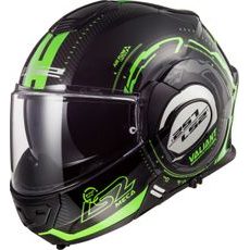 LS2 HELMETS LS2 FF399 VALIANT NUCLEUS BLACK GLOW GREEN