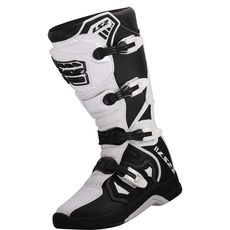 LS2 HELMETS LS2 RAPTOR MAN BOOTS BLACK WHITE