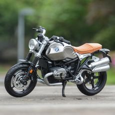 MAISTO BMW R NINET SCRAMBLER SILVER 1:12