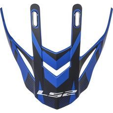 LS2 HELMETS LS2 MX436 EVO PEAK MASTER MATT BLACK BLUE