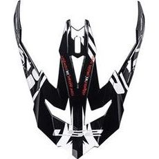 LS2 HELMETS LS2 MX470 PEAK EMPEROR BLACK WHITE RED