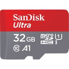 SANDISK ULTRA VYSOKORYCHLOSTNÍ PAMĚŤOVÁ KARTA MICROSDHC 32 GB 120 MB/S A1 CLASS 10 UHS-I