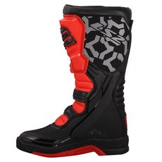 LS2 HELMETS LS2 RAPTOR MAN BOOTS BLACK RED