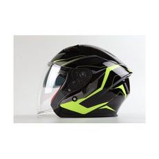 MAXX PŘILBA OF 878 BLACK/GREEN REFLEX