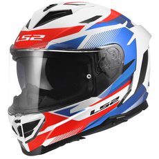 LS2 HELMETS LS2 FF818 STORM III KOMAI WHITE BLUE RED