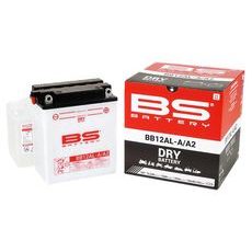 KONVENČNÍ MOTOCYKLOVÁ BATERIE BS-BATTERY BB12AL-A2 (YB12AL-A2) VČETNĚ BALENÍ KYSELINY