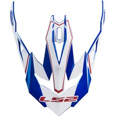 LS2 HELMETS LS2 PEAK MX470 POWER CHROME BLUE