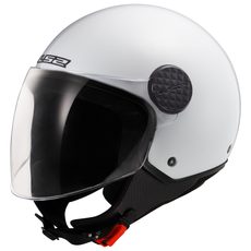 LS2 HELMETS LS2 OF558 SPHERE LUX II SOLID GLOSS WHITE-06