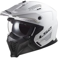 LS2 HELMETS LS2 OF606 DRIFTER SOLID WHITE-06