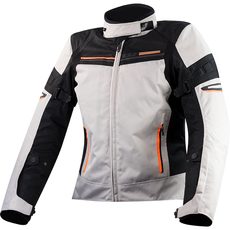 LS2 BUNDA SHADOW LADY LIGHT GREY/BLACK/ORANGE