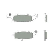 BRZDOVÉ DESTIČKY BREMBO 07KA15SP