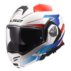 LS2 HELMETS LS2 FF901 ADVANT X NOVA WHITE BLUE RED-06