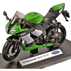 WELLY KAWASAKI 2009 NINJA ZX-10R GREEN 1:18