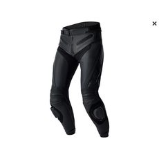 RST KALHOTY 3637 TRACTECH EVO D3O LEATHER BLACK ZKRÁCENÉ