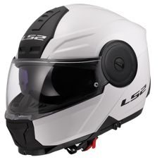 LS2 HELMETS LS2 FF902 SCOPE II SOLID GLOSS WHITE-06