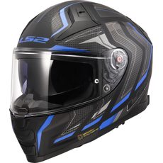 LS2 HELMETS LS2 FF811 VECTOR II ALIZER M.BLACK BLUE-06