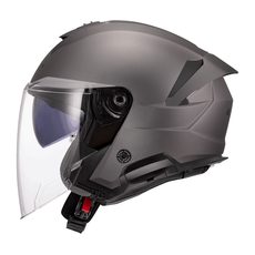 LS2 HELMETS LS2 OF618 VERSO II SOLID MATT TITANIUM