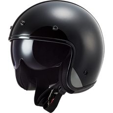 LS2 HELMETS LS2 OF601 BOB SOLID MATT BLACK
