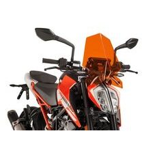 PLEXI ŠTÍT PUIG NEW. GEN SPORT 9514T ORANŽOVÁ
