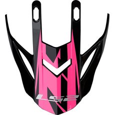 LS2 HELMETS LS2 MX437 EVO PEAK ROAR BLACK PURPLE