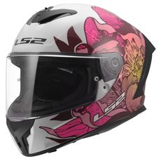 LS2 HELMETS LS2 FF820 RAPID III POPPIES II WHITE PINK