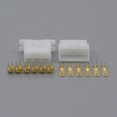BB SADA KONEKTORU FASTON 6.3 MM, 6 PÓLŮ