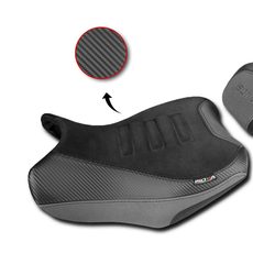 SEDLO ŘIDIČE ČERNO ŠEDÉ +2CM TRK 702/X