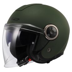 LS2 HELMETS LS2 OF620 CLASSY SOLID MATT MILITARY GREEN-06