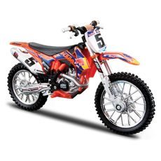 BBURAGO KTM 450 SX-F 2014 ORANGE/REDBULL 1:18