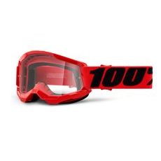 100% BRÝLE STRATA 2 JUNIOR ČIRÉ PLEXI RED