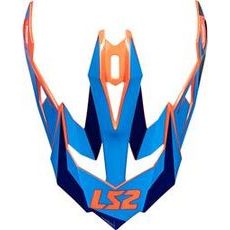 LS2 HELMETS LS2 MX470 PEAK NIMBLE BLACK BLUE ORANGE
