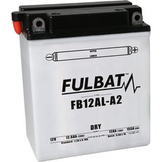 Konvenční motocyklová baterie FULBAT FB12AL-A2 (YB12AL-A2) Včetně balení kyseliny