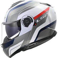 LS2 HELMETS LS2 FF908 STROBE II MONZA WHITE BLUE RED-06