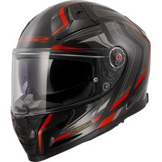 LS2 HELMETS LS2 FF811 VECTOR II ALIZER BLACK RED-06