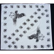 BIKERSMODE ŠÁTEK BAVLNA OREL WHITE