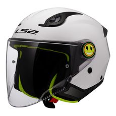 LS2 HELMETS LS2 OF622 FUNNY II SOLID WHITE