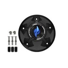 VÍČKO NÁDRŽE ACCOSSATO FC110 PRO HONDA MOTOCYKLY S RYCHLOUPÍNÁNÍM, CNC OBRÁBĚNÉ Z HLINÍKOVÉHO BLOKU ČERVENÁ