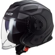 LS2 HELMETS LS2 OF570 VERSO MARKER MATT BLACK TITANIUM