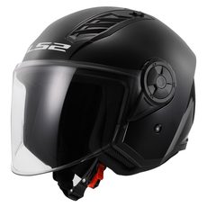 LS2 HELMETS LS2 OF616 AIRFLOW II SOLID GLOSS BLACK-06