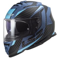 LS2 HELMETS LS2 FF800 STORM II RACER MATT BLUE-06