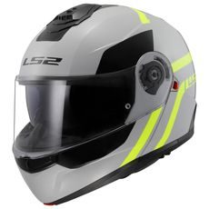 LS2 HELMETS LS2 FF908 STROBE II AUTOX GREY H-V YELLOW-06