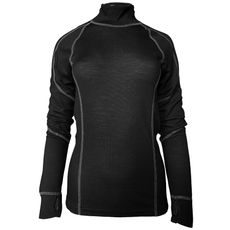 NANOSPOL TRIKO THERMO S MERINO VLNOU DLOUHÝ RUKÁV DÁMSKÉ BLACK