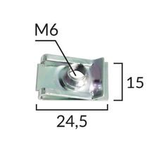 ROMIX ČALOUNICKÁ SPONA C16308 1KS