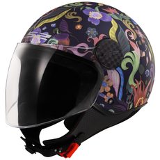LS2 HELMETS LS2 OF558 SPHERE LUX II BLOOM BLUE PINK-06
