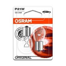 OSRAM ŽÁROVKA P21W (BLISTER 2 KS) 12V 21W BA15S STANDARD, S PATICÍ