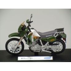 WELLY KAWASAKI KLR 650 GREEN 1:18