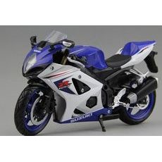 MAISTO SUZUKI GSX-R1000 WHITE/BLUE 1:12