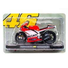 MAISTO DUCATI DESMOSEDICI GP12 WORLD CHAMPIONSHIP 2012 VALENTINO ROSSI 46 1:18