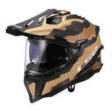 LS2 HELMETS LS2 MX701 EXPLORER C TRICK BROWN SAND-06